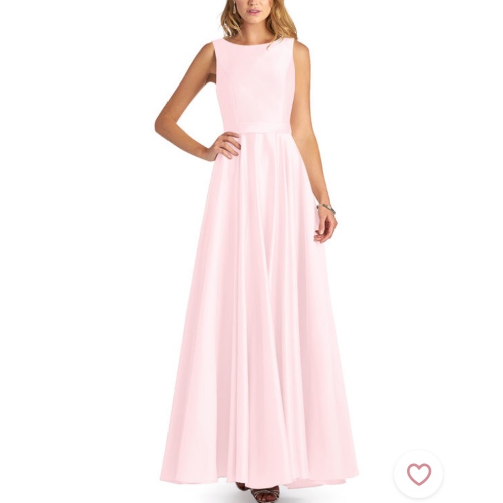 Azazie Jakayla Blushing Pink Bridesmaid Dress